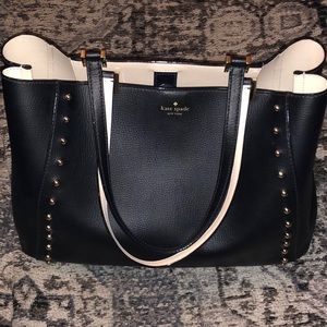 Kate Spade Studded Leather Tote/Shoulder Bag